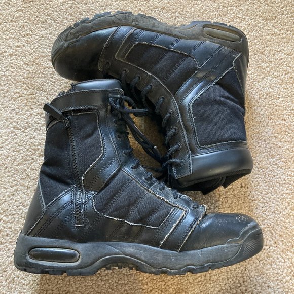Original SWAT Boots Mens Size 10 Classic Lace Up Black Leather 1232